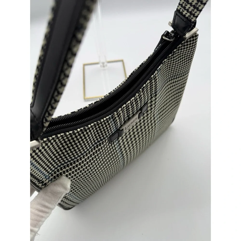 Vintage Classic Ralph Lauren Houndstooth Purse Shoulder Bag